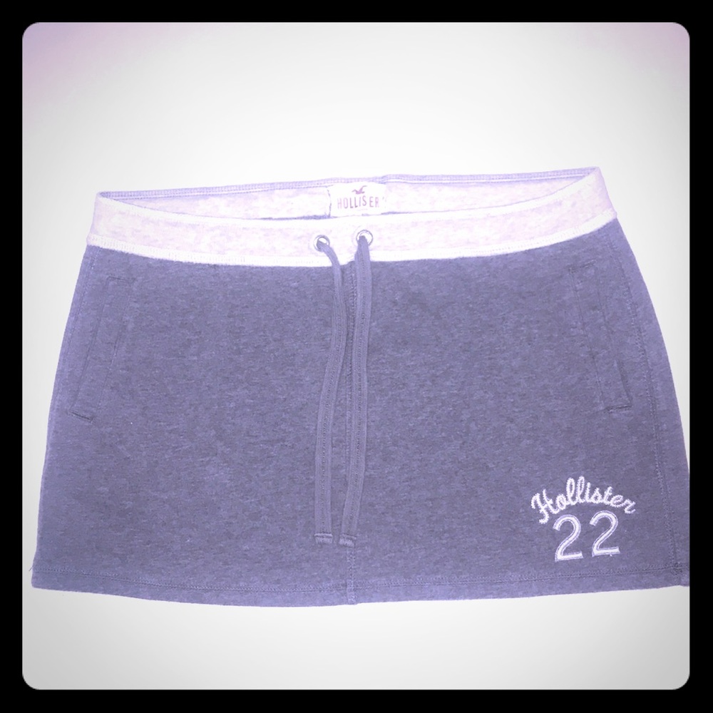 Fleece mini skirt